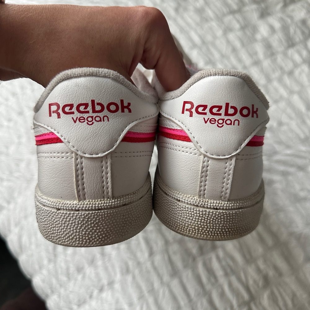 Pink Reebok sneakers